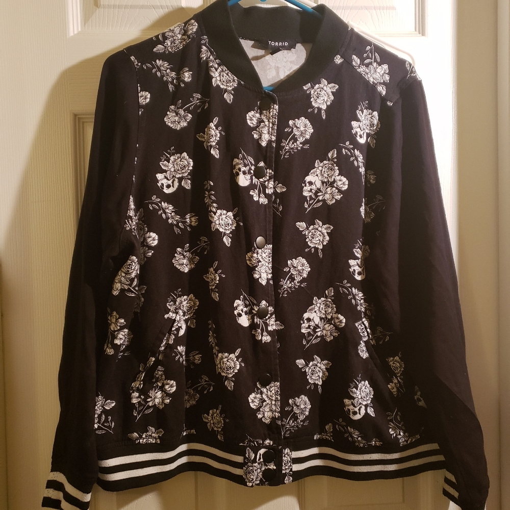 Skull and roses Bomber Jacket